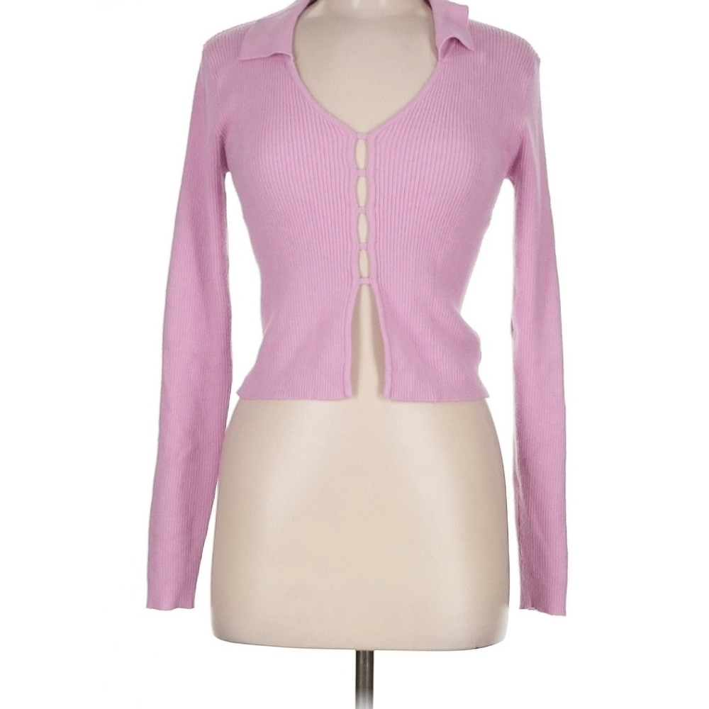 Sincerely Jules Pink V-Neck Sweater